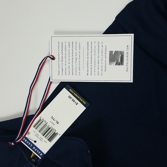 Polo Ralph Lauren Olympic Performance Half Zip Up - Picture 7 of 8
